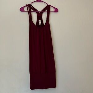 Women’s casual red dress